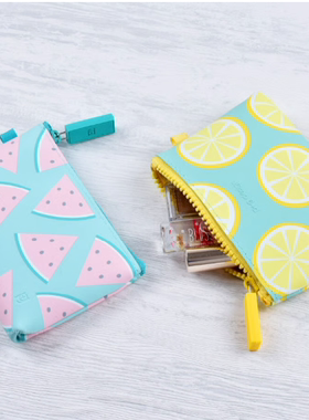 日本p+g design NUU-Small fruit水果马卡龙糖果色创意手拿收纳包