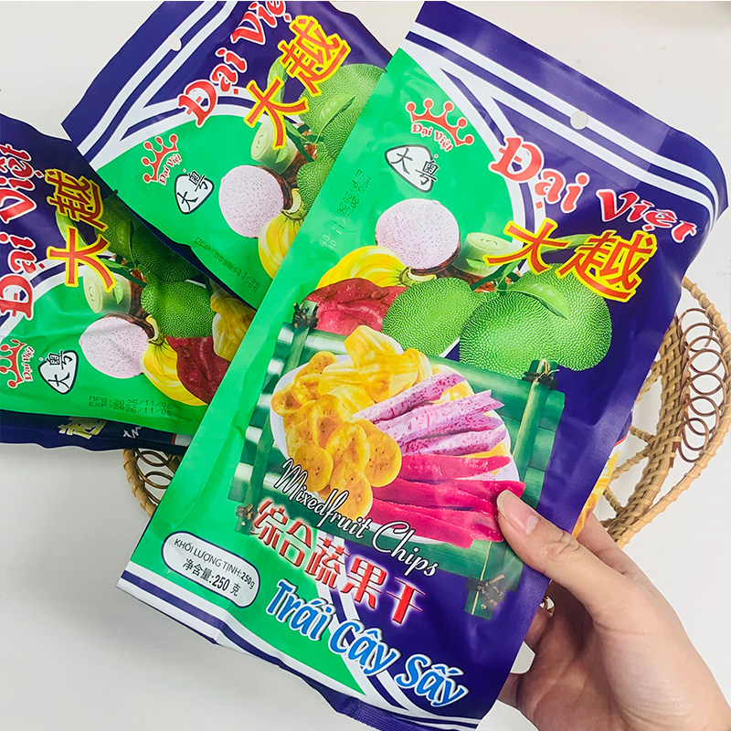 越南特产大越综合蔬果干250g果干越南特产休闲零食小吃混合水果干