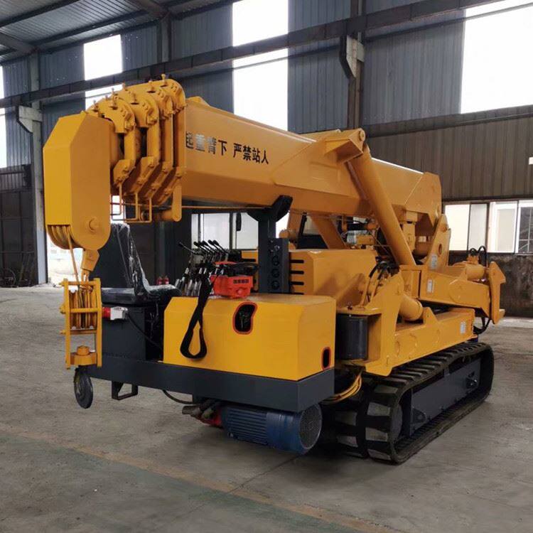 可折叠式3吨履带蜘蛛吊 全地形移动行走吊市政工程可进电梯履带吊