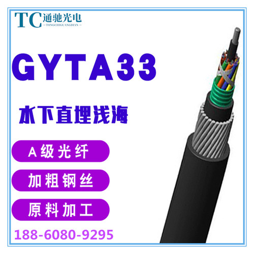 直埋水下光缆GYTA33-24B防鼠光纤
