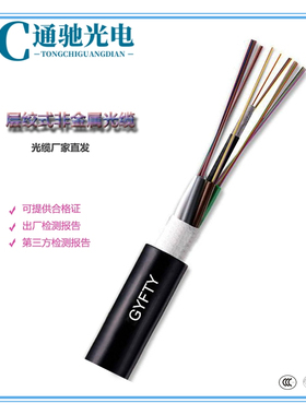 非金属光缆GYFTY-24B1室外光缆4芯6芯8芯12芯24芯48芯72芯层绞式