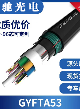 GYFTA53-12B1双铠双护直埋光缆SZ48B1 36B1 24B1 96B1 72芯光纤线