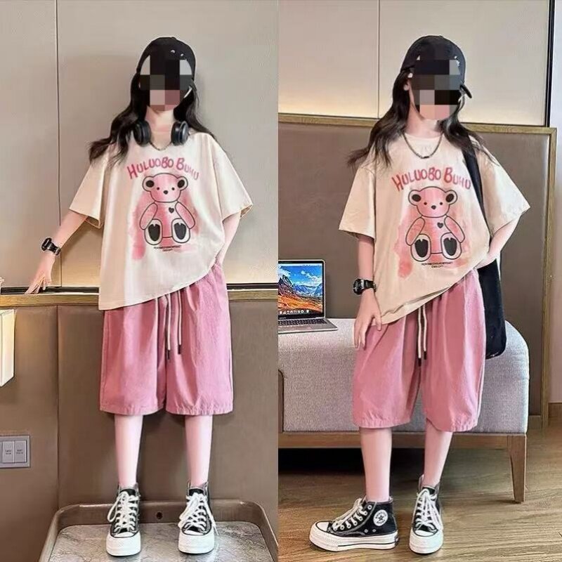2026夏季新款女童洋气时髦两件套