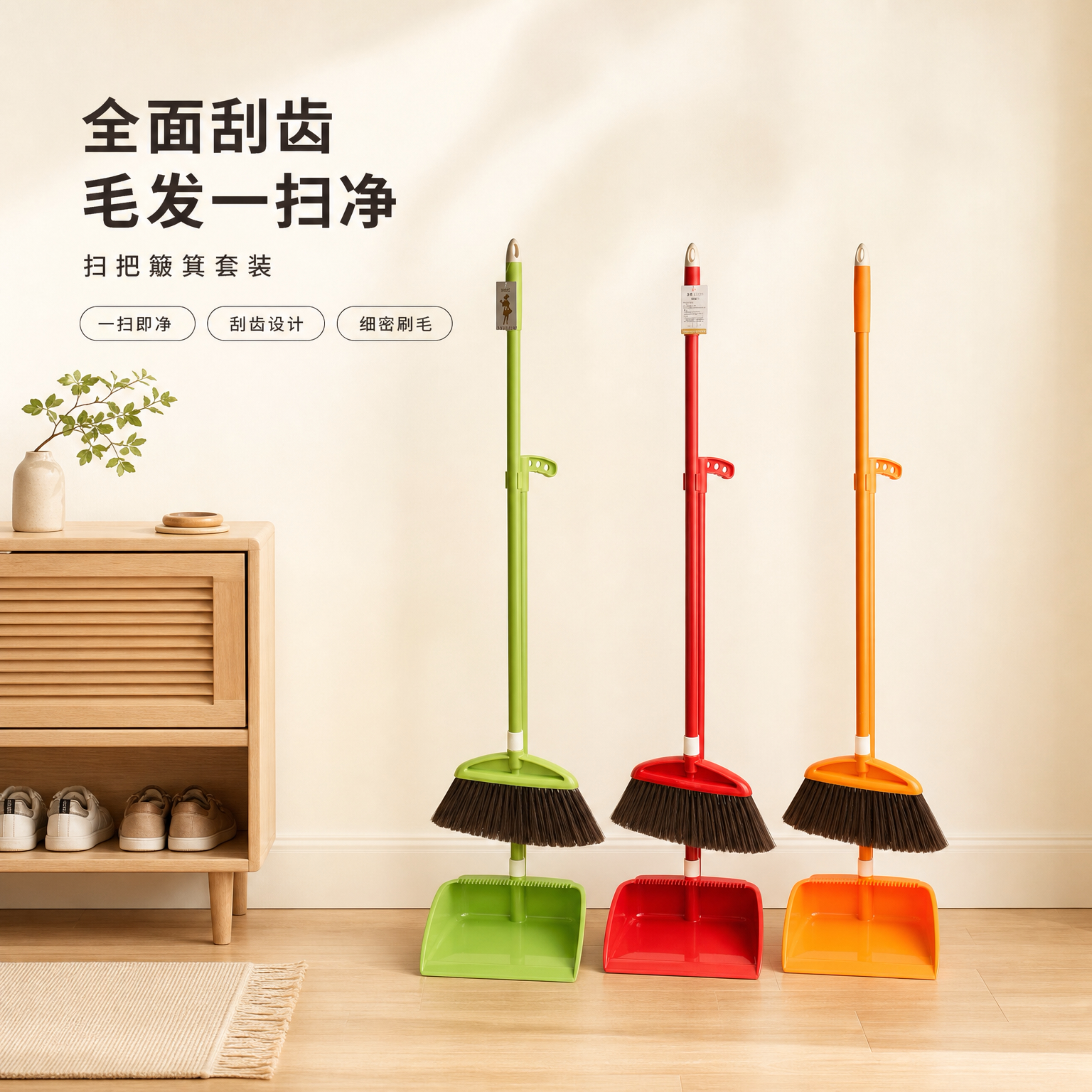 英雄扫把簸箕套装软毛清洁家用
