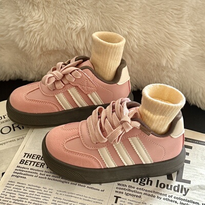 女童板鞋儿童运动鞋德训鞋男童