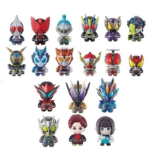 万代 Q版 假面骑士扭蛋3.5cm收藏袖珍人偶金属族狂暴加特林伊兹