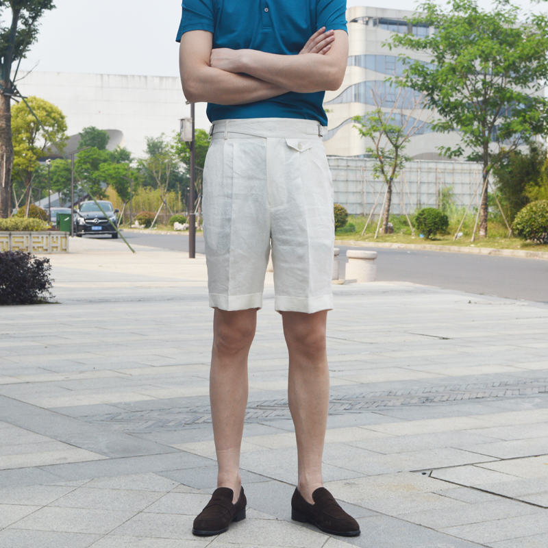 夏季透气薄款复古廓尔格休闲裤