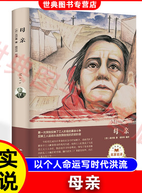 母亲 高尔基著 世界经典文学名著外国文学名著小说故事书青春文学小说在人间童年我的大学作者