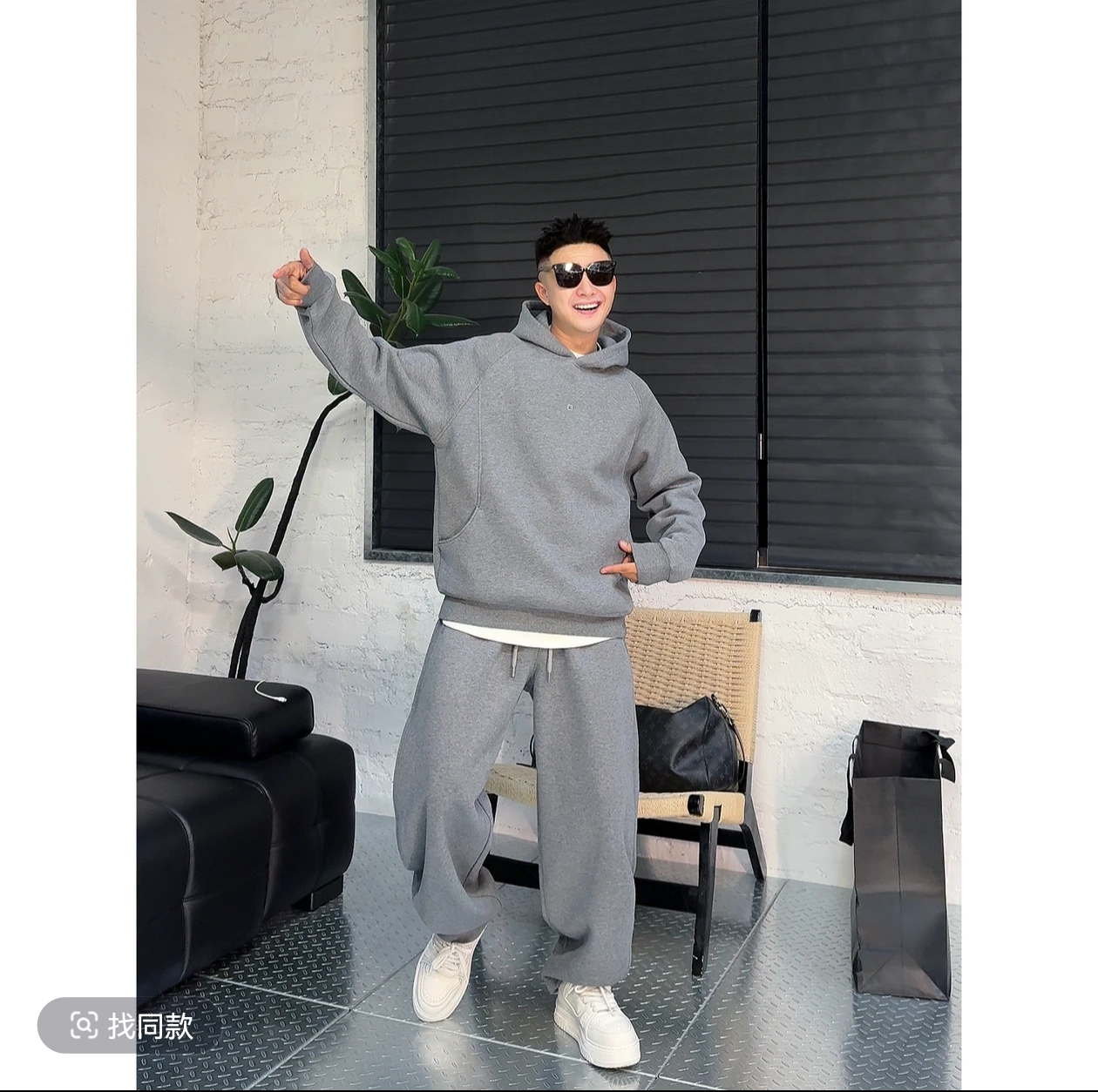 语乐服饰 90316两款版本散口裤/束脚裤加绒加厚卫衣卫裤2577/2559