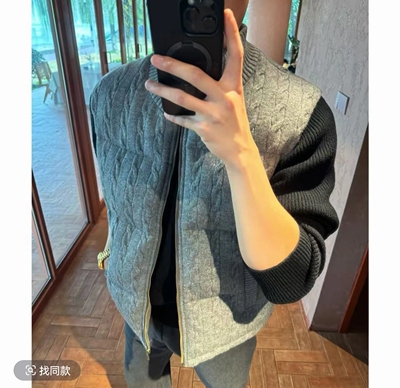 【西博】老钱风绵羊毛坎肩马甲内置填充棉羊毛松弛感休闲百搭