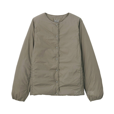 女士轻薄保暖圆领羽绒服