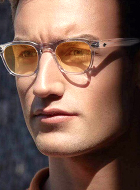 潮人造型透明防紫外线墨镜