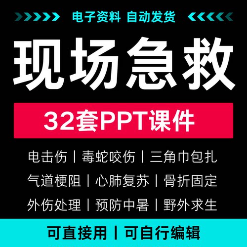 现场急救知识原则步骤PPT课件