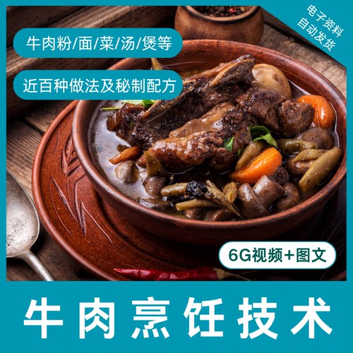 牛肉做法视频教学全套烹饪技术