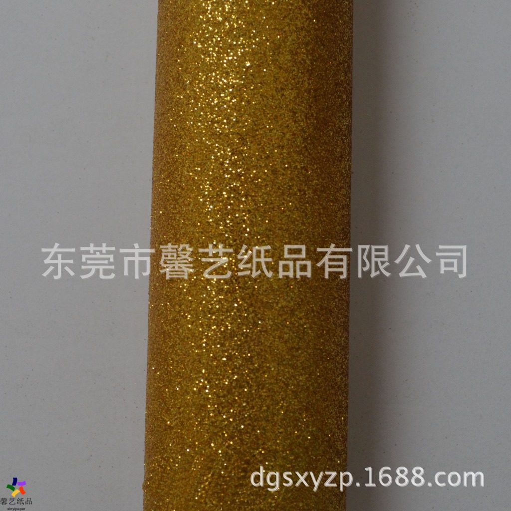圣诞工艺品闪光彩色金葱粉包装纸