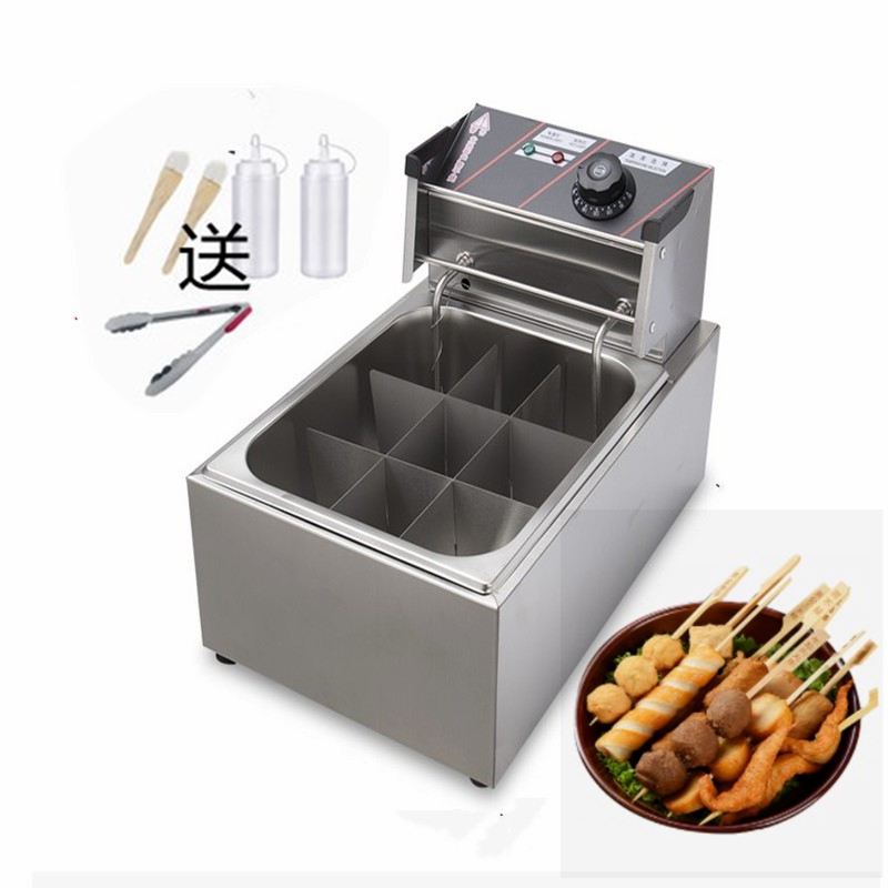 电热关东煮机商用麻辣烫连煮面炉串串香咖喱鱼蛋机电炸锅煮粉烫面