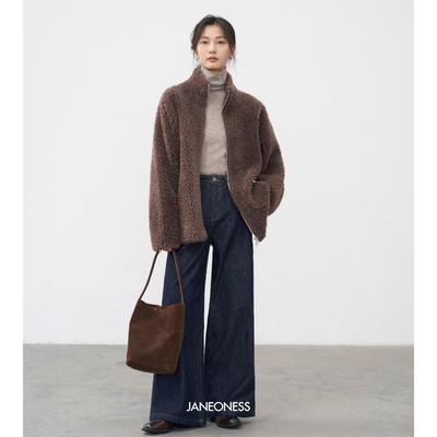 1236秋冬新款羊羔毛短外套