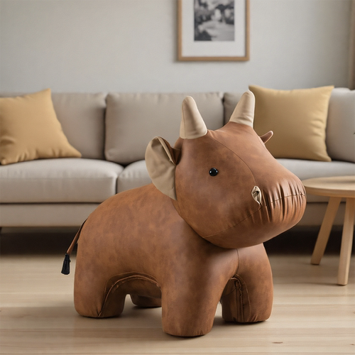 网红小牛座椅动物造型坐凳创意凳子换鞋凳客厅摆件牛牛卡通座椅