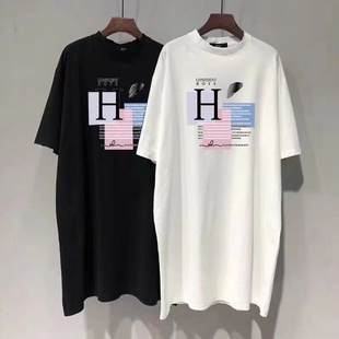 连衣裙简约字母休闲家居服过膝长裙大码 2023韩版 宽松睡裙 新款 夏季