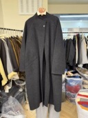 一粒扣双面羊绒大衣美丽诺羊毛外套 高级感长款 韩国HAND MADE时尚