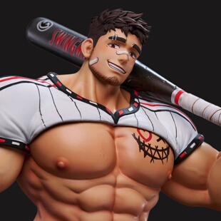 鹤川男校程野江拓完全版手办 双底座可拼接+牵引链 火爆集单中...