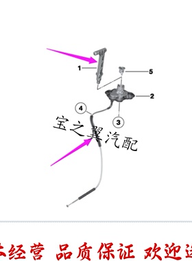 适用宝马解锁装置F07F10F18F01F02F04 X1 E84 E70 E71 X5 X6握柄