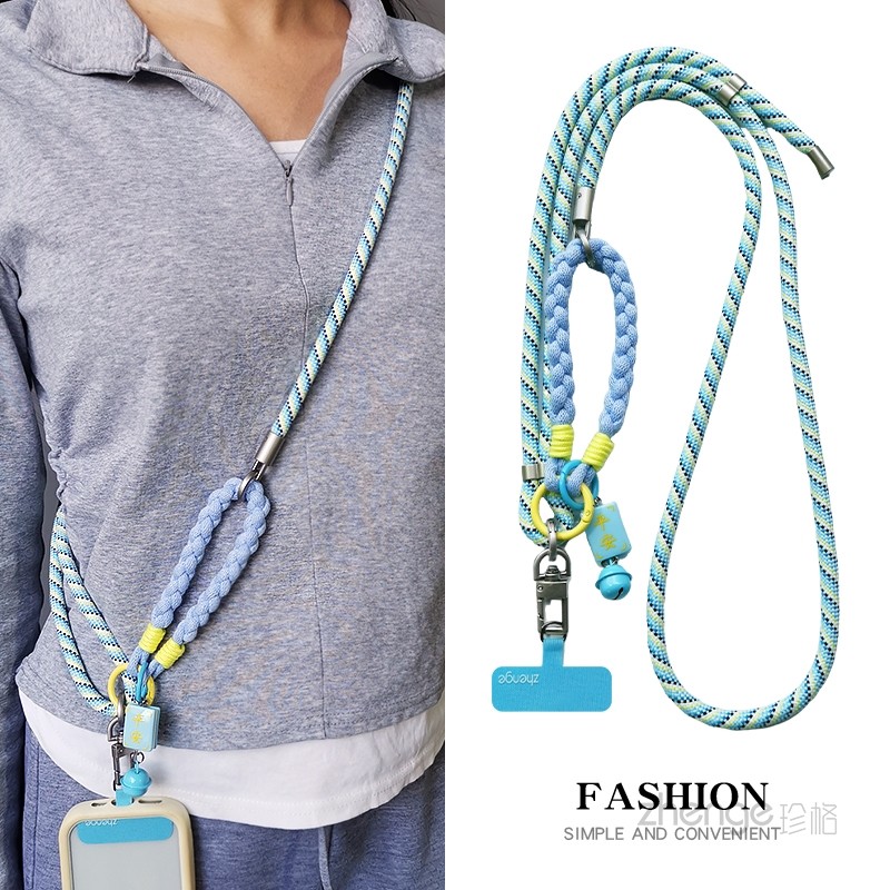 手机挂绳长款斜挎可背多功能带子男女户外旅游防盗肩带相机壳结实