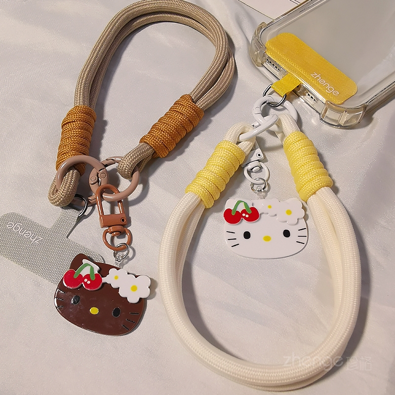 手机挂绳女士手绳卡通挂件