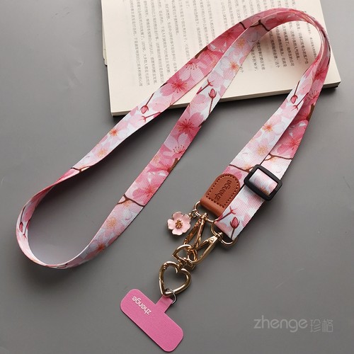 手机挂绳长款斜挎可背调节宽版古