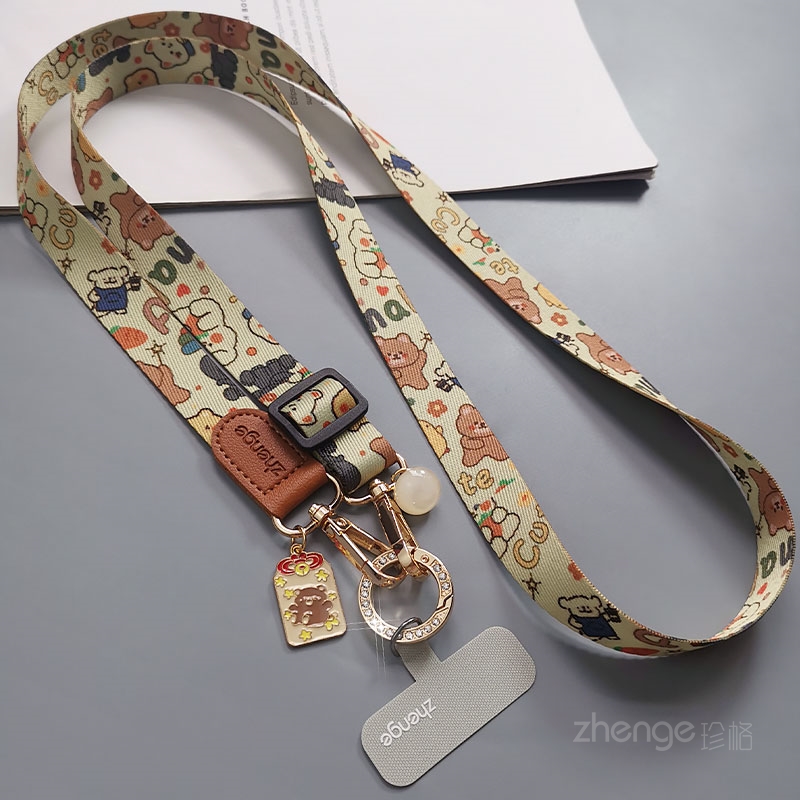 手机挂绳斜挎可背调节宽版肩带