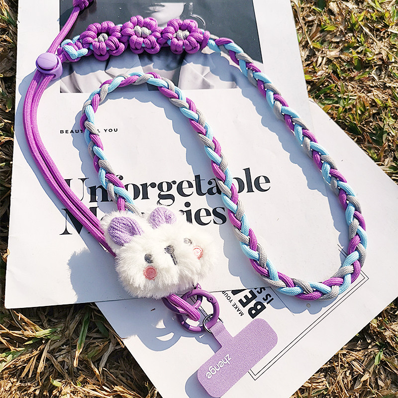 手机挂绳长款斜挎可调节挂链可爱小兔饰品女户外登山壳结实,3C数码配件,手机挂件/手机链,淘宝优惠券,粉丝福利购,淘宝优惠卷