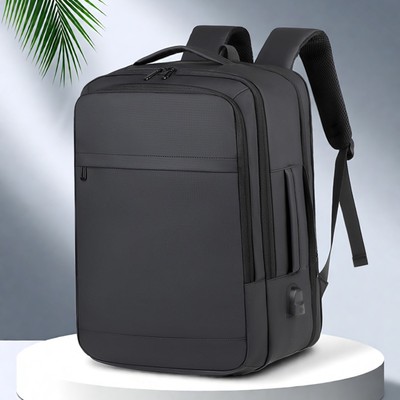 商务背包出差双肩包大容量电脑笔记本包通勤旅行男士背包学生简约