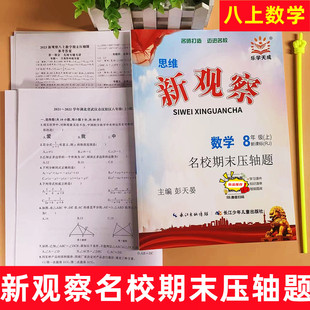 2024新版 新观察名校期末压轴题八年级上册数学初二8年级数学期末考试真题汇编数学期末总复习压轴题同步练习册武汉名校期末试卷