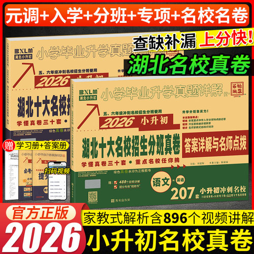 小升初湖北十大名校入学摸底真卷