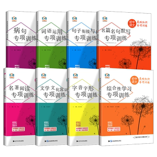 初中语文基础知识专项训练七八九年级词语运用病句修改字音字形名句名篇名著阅读文学文化句子训练人教版知识点重点难点详解析