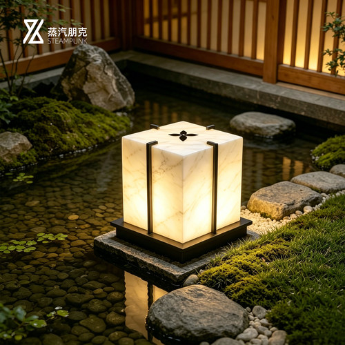 现代简约防水庭院柱头草坪灯