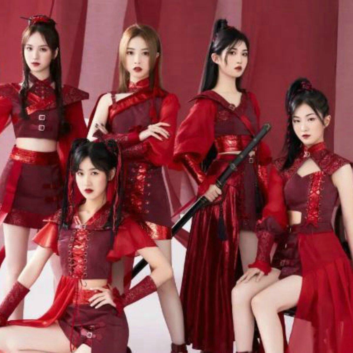 女团繁星少女组sing同款演出服国潮风打歌服成人古风舞蹈表演汉服
