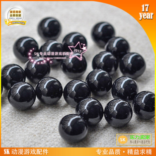 上童弹珠机母珠 母子珠珠塑料高耐磨塑料圆球黑色游戏机台通用