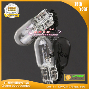 24V3W直插灯珠游戏机按键支架灯泡游戏机适用灯珠游戏机直插灯泡