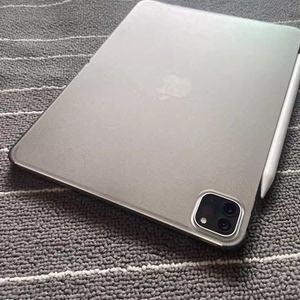 缺边2025新款24年适用苹果iPad Pro11寸Air 12.9英寸13磨砂透明壳Air5保护套mini7六6超薄硬壳无盖防弯曲后壳