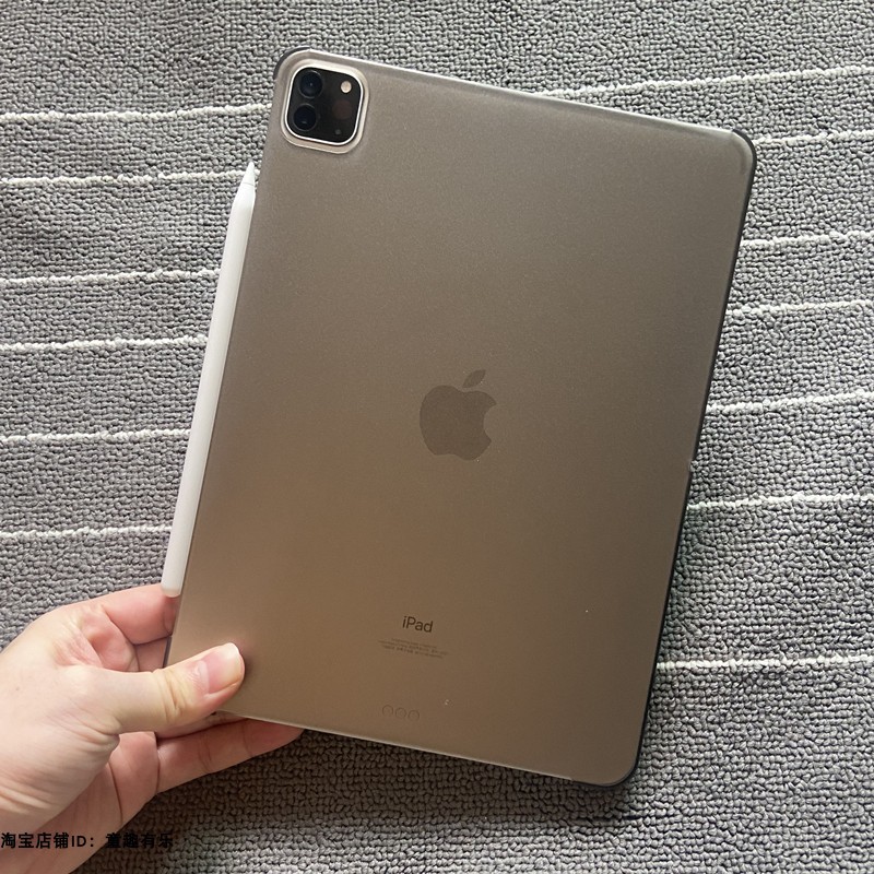 缺边2022新款iPad Pro11寸Air6防弯壳保护套超薄硬壳适用苹果ipad12.9寸13第10代Air5后壳4平板Mini7/6磨砂套