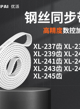 同步皮带238EXL239EXL240E241E242E243E244EXL245E机械PU型同步带