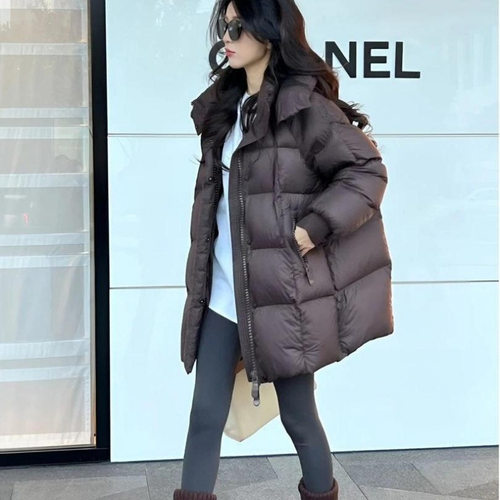 韩版高级感蓬松羽绒棉服女设计感宽松百搭大码加厚面包服棉袄外套
