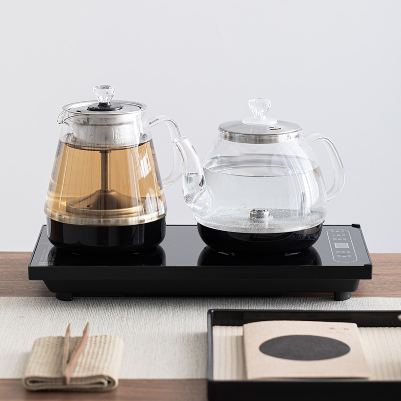 全自动上水电热烧水壶抽水茶台一体茶桌嵌入式电磁炉泡茶茶具专用