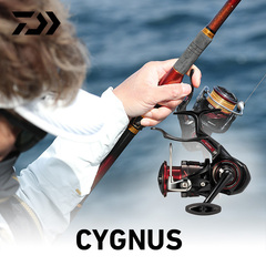 DAIWA达亿瓦 23新款 CYGNUS 入门手刹轮矶钓纺车轮海钓渔轮黑毛