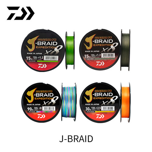 达亿瓦J-BRAID8遍PE路亚鱼线