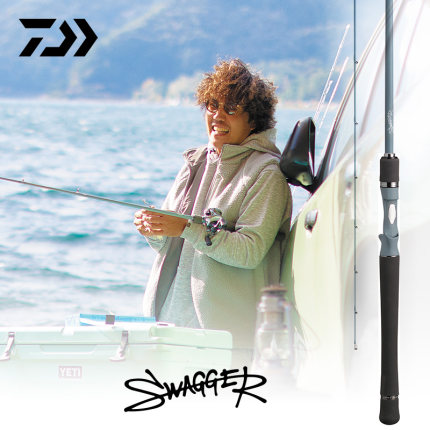 DAIWA达亿瓦 新款 SWAGGER 鲈鱼竿泛用路亚竿精细作钓远投钓鱼竿