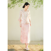 外搭吊带裙套装 2025初夏穿搭精致高级女新中式 芳华影 SHIBAI拾白