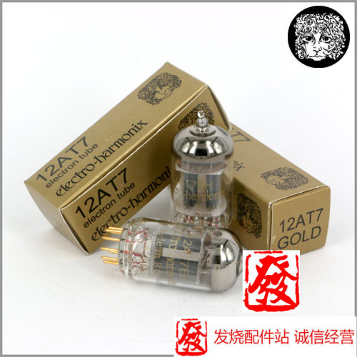 全新原装盒俄罗斯EH12AT7 12AU7 12AX7 6922 金脚电子管 精密配对