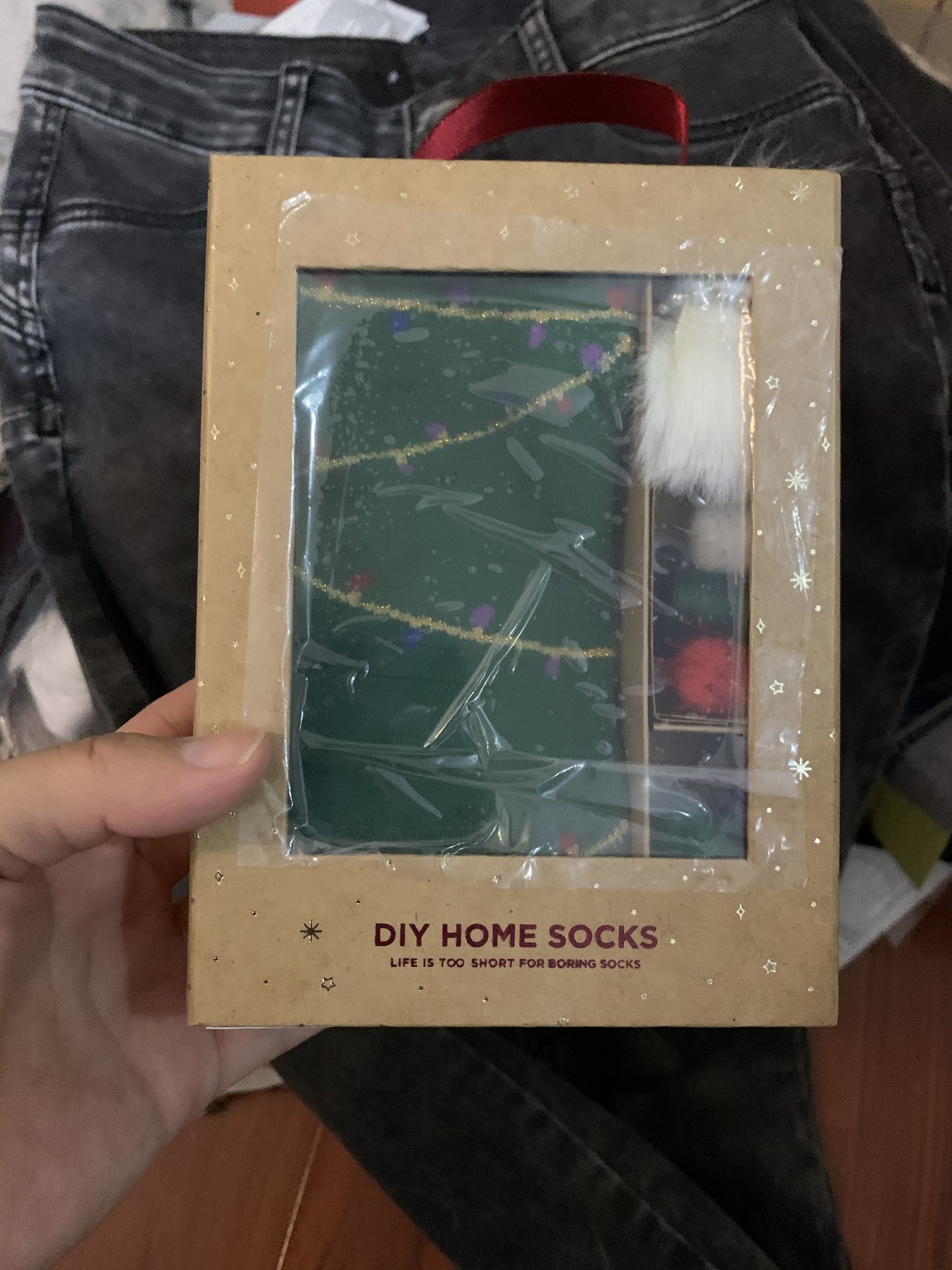 小蛮妈西班牙 Oysho 圣诞主题  Diy 短袜礼盒  2635/494
